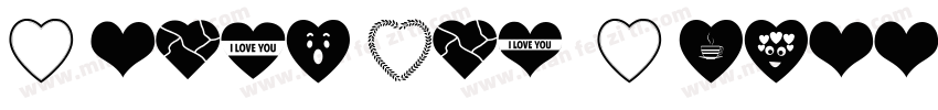 I love you, I will a字体转换